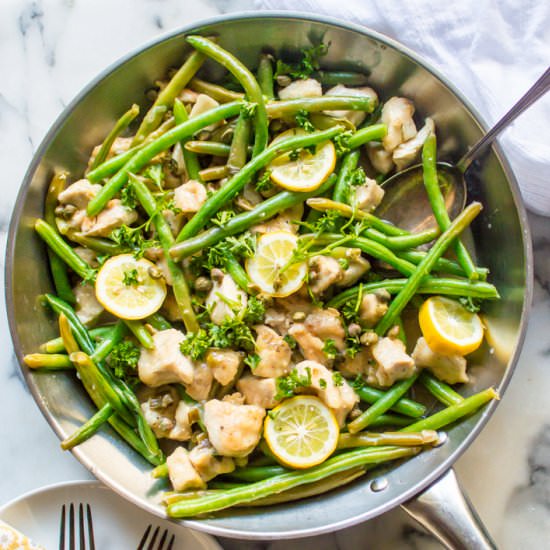 30-Minute Chicken Piccata Stir-Fry - Recipe photo by Thenaturalnurturer