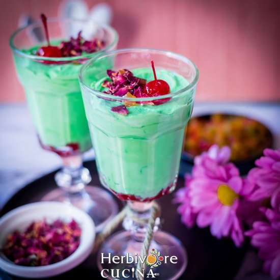 Eggless Paan Mousse - Recipe photo by Herbivore Cucina