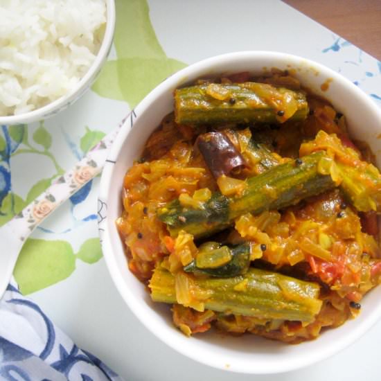 Drumstick tomato curry - Recipe photo by madhuriscuisine