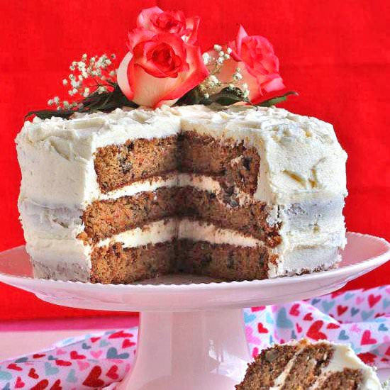 Best Ever Vegan Carrot Cake (GF) - Recipe photo by VeganVigilante