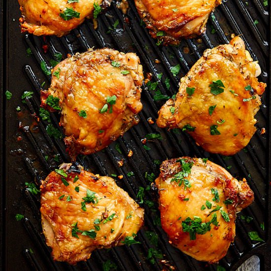 Simple Baked Chicken Thighs - Recipe photo by cravingtasty