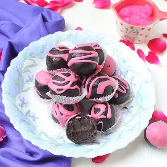 Chocolate Rose Truffles - Recipe photo by TheLoveOfCakes