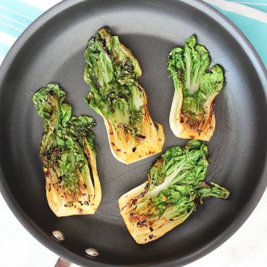 Bok Choy with Garlic & Chilli - Recipe photo by SlowThe CookDown