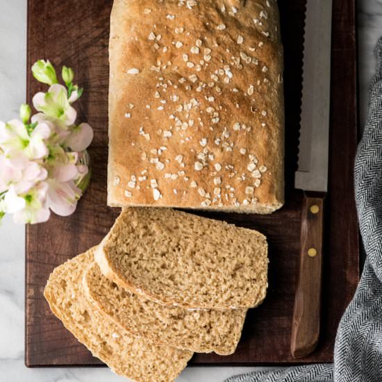 Homemade Honey Whole Wheat Bread - Recipe photo by JoyFoodSunshine
