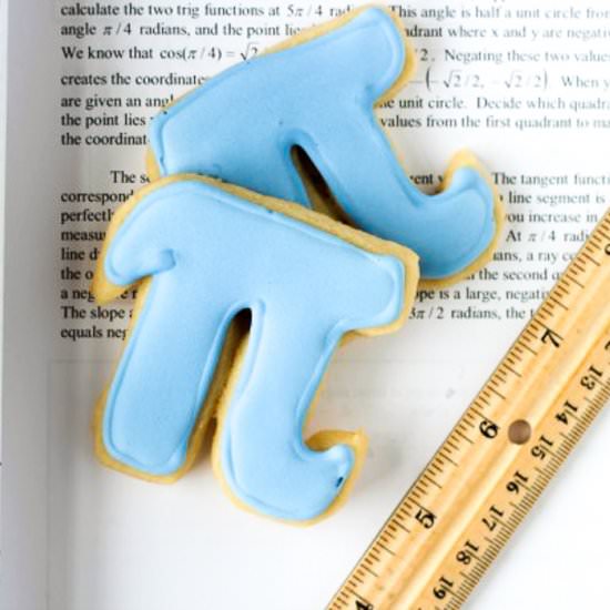 Pi Cookies for #PiDay - Recipe photo by abakershouse