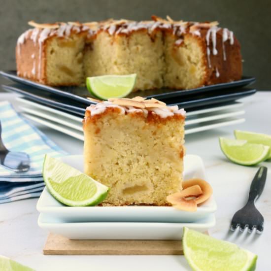 CocoPine & Lime Drizzle Cake - Recipe photo by 5Flavours