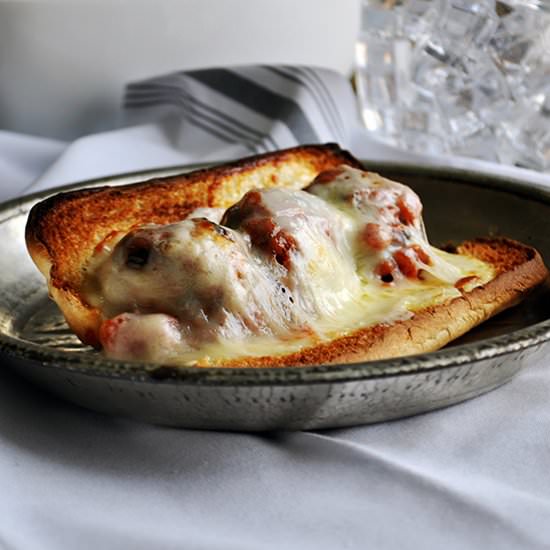 Meatball Sandwiches with Provolone - Recipe photo by A Little and A Lot