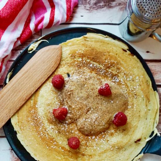 Easy French Crêpes - Recipe photo by A Wholesome New World