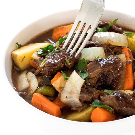 Slow Cooker Guinness Beef Stew - Recipe photo by ChefSavvy