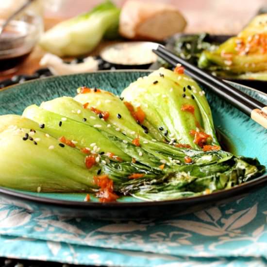 Baby Bok Choy with Garlic & Ginger - Recipe photo by CouponClippingCook