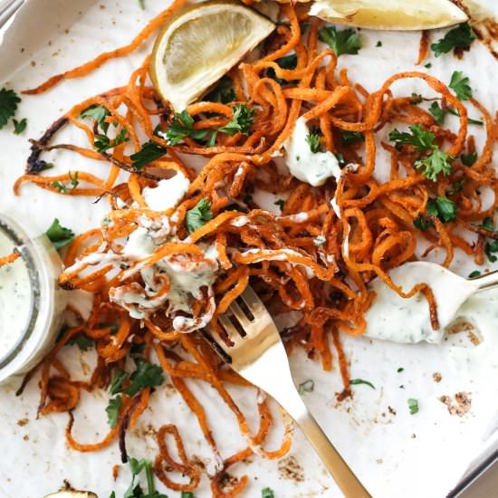 Chipotle Lime Skinny Squash Fries - Recipe photo by Inspector Gorgeous