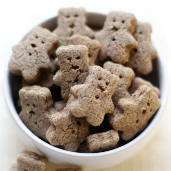 Homemade GF/V Teddy Grahams - Recipe photo by strengthandsunshine