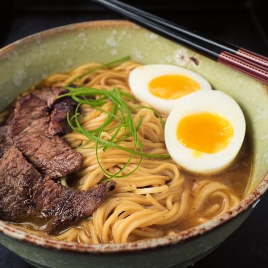 30 minute curry ramen - Recipe photo by glebekitchen