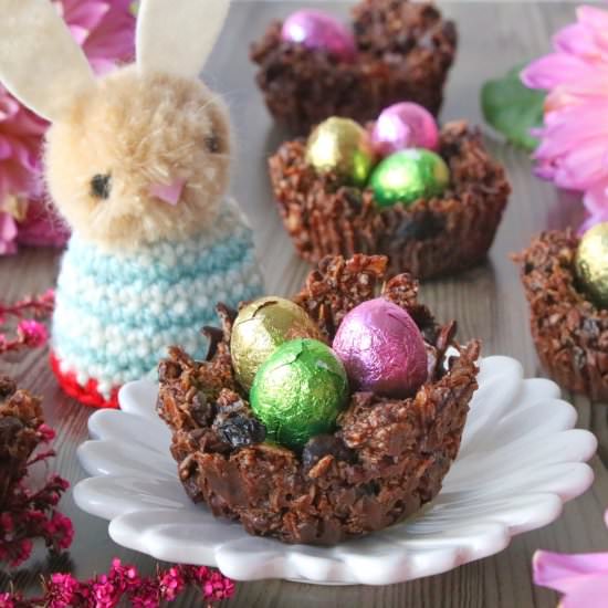 Chocolate Easter nests - Recipe photo by Whole Natural Kitchen