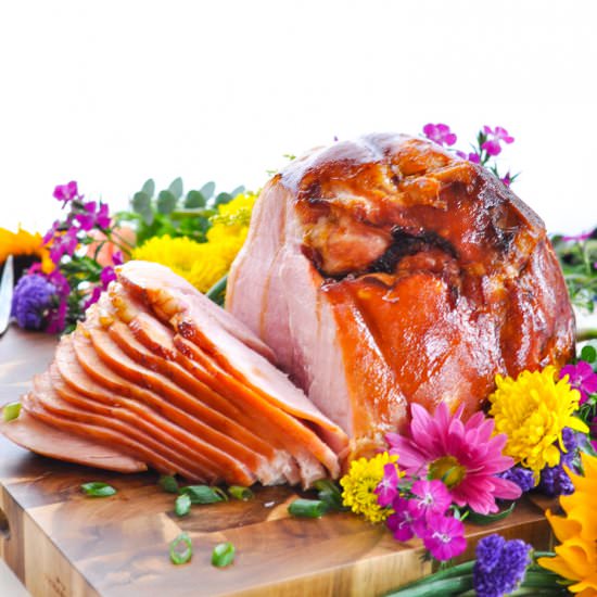 Virginia Brown Sugar Baked Ham - Recipe photo by The Seasoned Mom