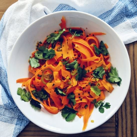 Springtime Carrot Ribbon Salad - Recipe photo by hagoesch