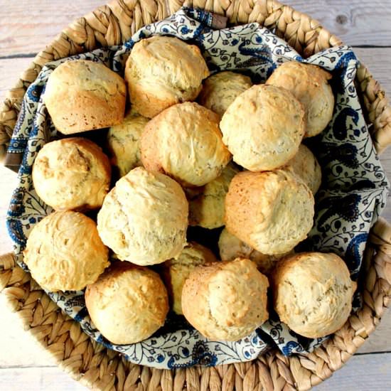 One Bowl Beer Bread Biscuits - Recipe photo by Kudos Kitchen by Renee