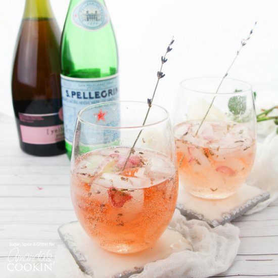 Lavender Rose Spritzer - Recipe photo by amandascookin