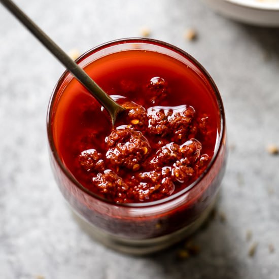 how to make homemade harissa - Recipe photo by FamilyStyle Food