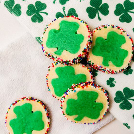 St. Patty's Surprise Inside Cookies - Recipe photo by The Sweet Nerd