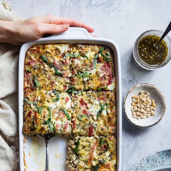 Sausage Keto Breakfast Casserole - Recipe photo by foodfaithfitness