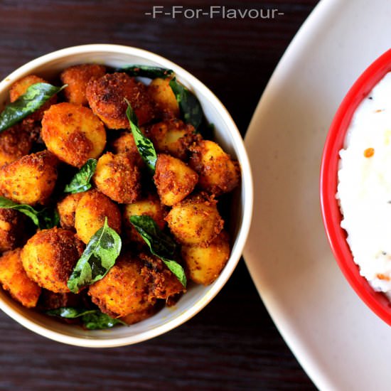 Taro Root / Arbi Roast - Recipe photo by F For Flavour