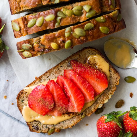 Apple Zucchini Snack Cake - Recipe photo by Nourish Everyday