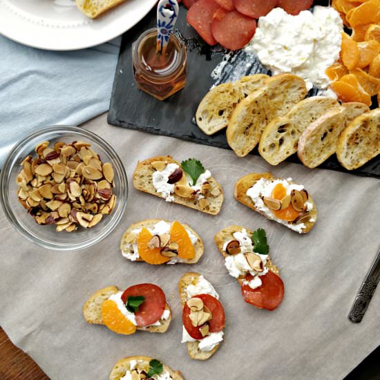 Winter Burrata Board - Recipe photo by Thejollyhostess