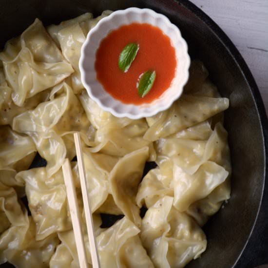 Pan fried wontons - Recipe photo by pepperbowl