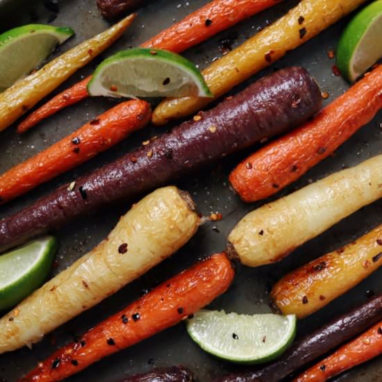 Chile-Lime Carrots - Recipe photo by The FODMAP Formula
