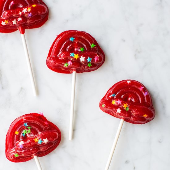 Cherry Lollipops - Recipe photo by apleasantlittlekitchen