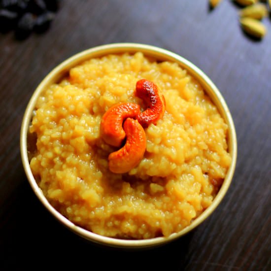 Sweet Pongal - Recipe photo by F For Flavour