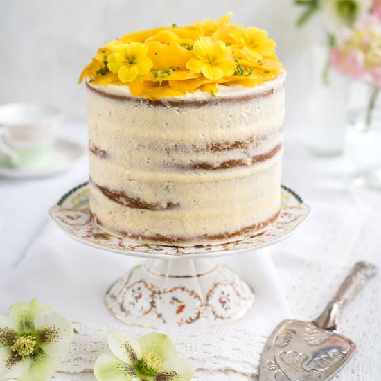 Vegan tropical celebration cake - Recipe photo by supergoldenbakes