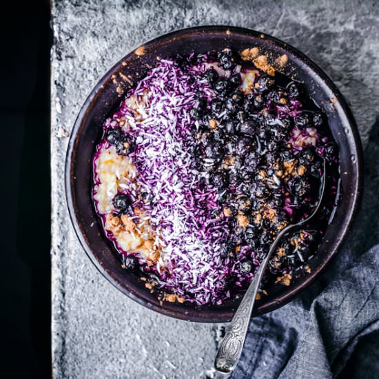 Coconut Milk Rice Pudding - Recipe photo by occasionallyeggs