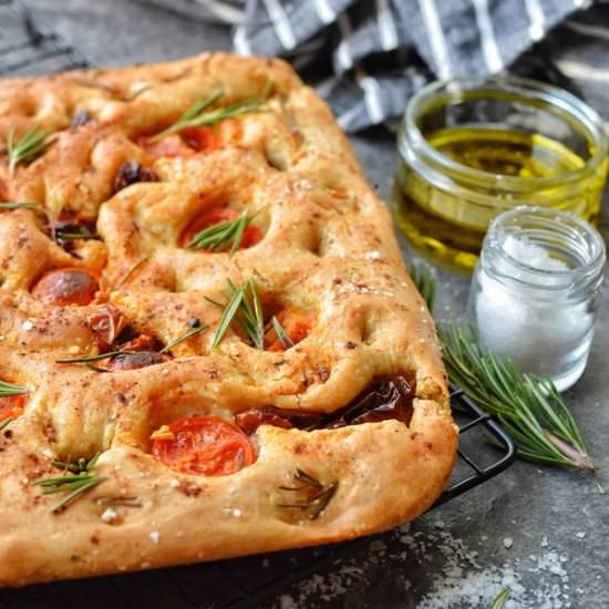 Vegan Focaccia - Recipe photo by TopFoodFacts