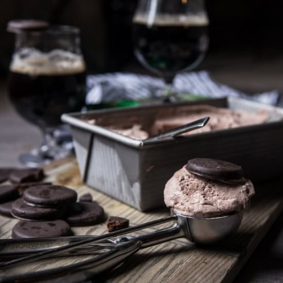 Stouts & Scouts Thin Mint Ice Cream - Recipe photo by TheBeeroness