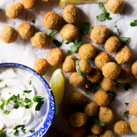 Sausage stuffed olives - Recipe photo by Inside the rustic kitchen
