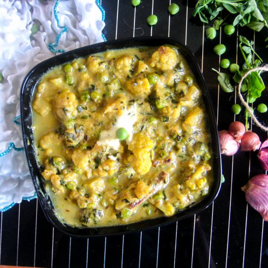 Gobi Methi Malai - Recipe photo by madhuriscuisine