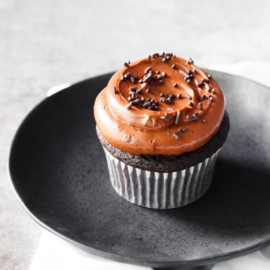 Classic Chocolate Cupcakes - Recipe photo by thepkpway