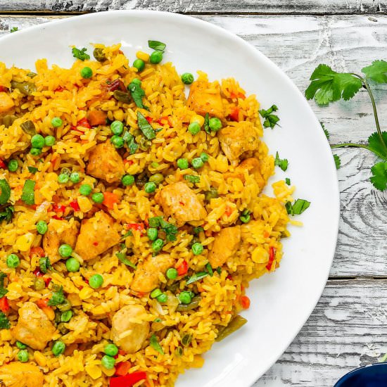 Easy Instant Pot Arroz con Pollo - Recipe photo by Mommys Home Cooking