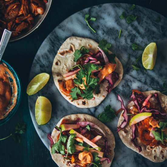 Vegan Jackfruit Tacos - Recipe photo by Heypopsicle