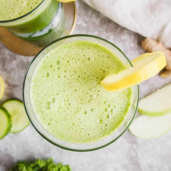 Green Juice - Recipe photo by perchancetocook.com
