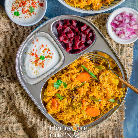 30-Minute Instant Pot Biryani - Recipe photo by Herbivore Cucina