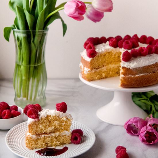 Honey Vanilla Cake - Recipe photo by SeasonedSprinkles