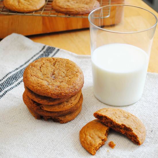 Gingersnap Cookies - Recipe photo by The Anchored Kitchen