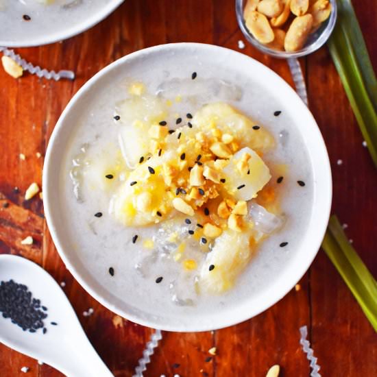 Banana and Coconut Pudding - Recipe photo by scruffandsteph
