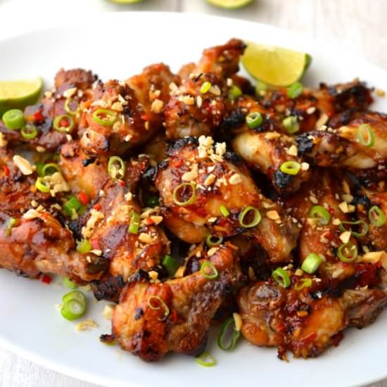 Sticky Chicken Wings - Recipe photo by Every Last Bite