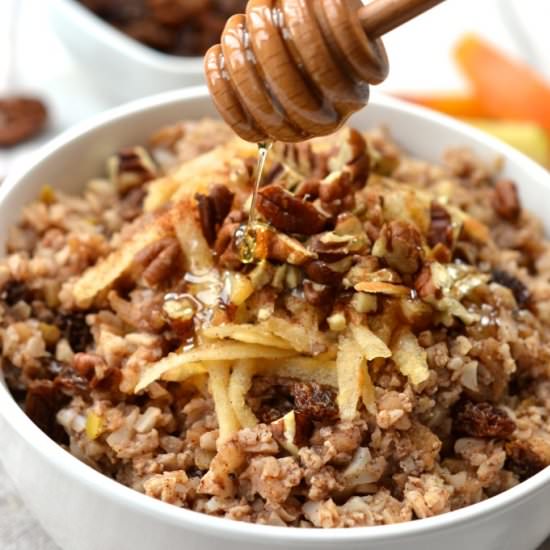 Apple Cinnamon Porridge - Recipe photo by Every Last Bite
