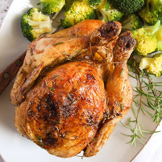 How to Roast a Whole Chicken - Recipe photo by adinutza
