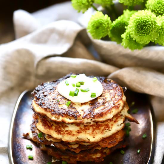 Traditional Irish Potato Boxty - Recipe photo by Grits and Pinecones